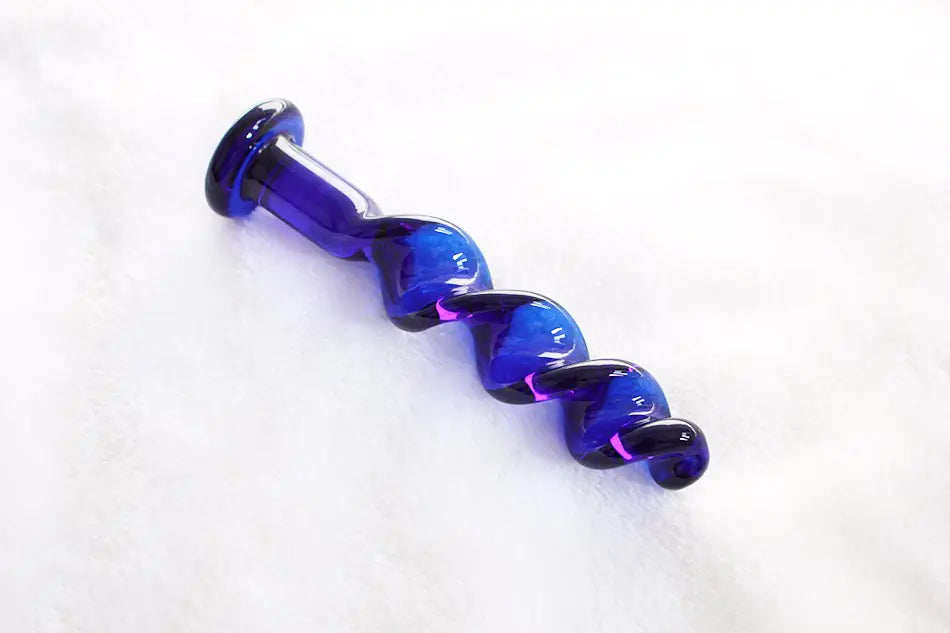 Azure Wave Glass Pleasure Set