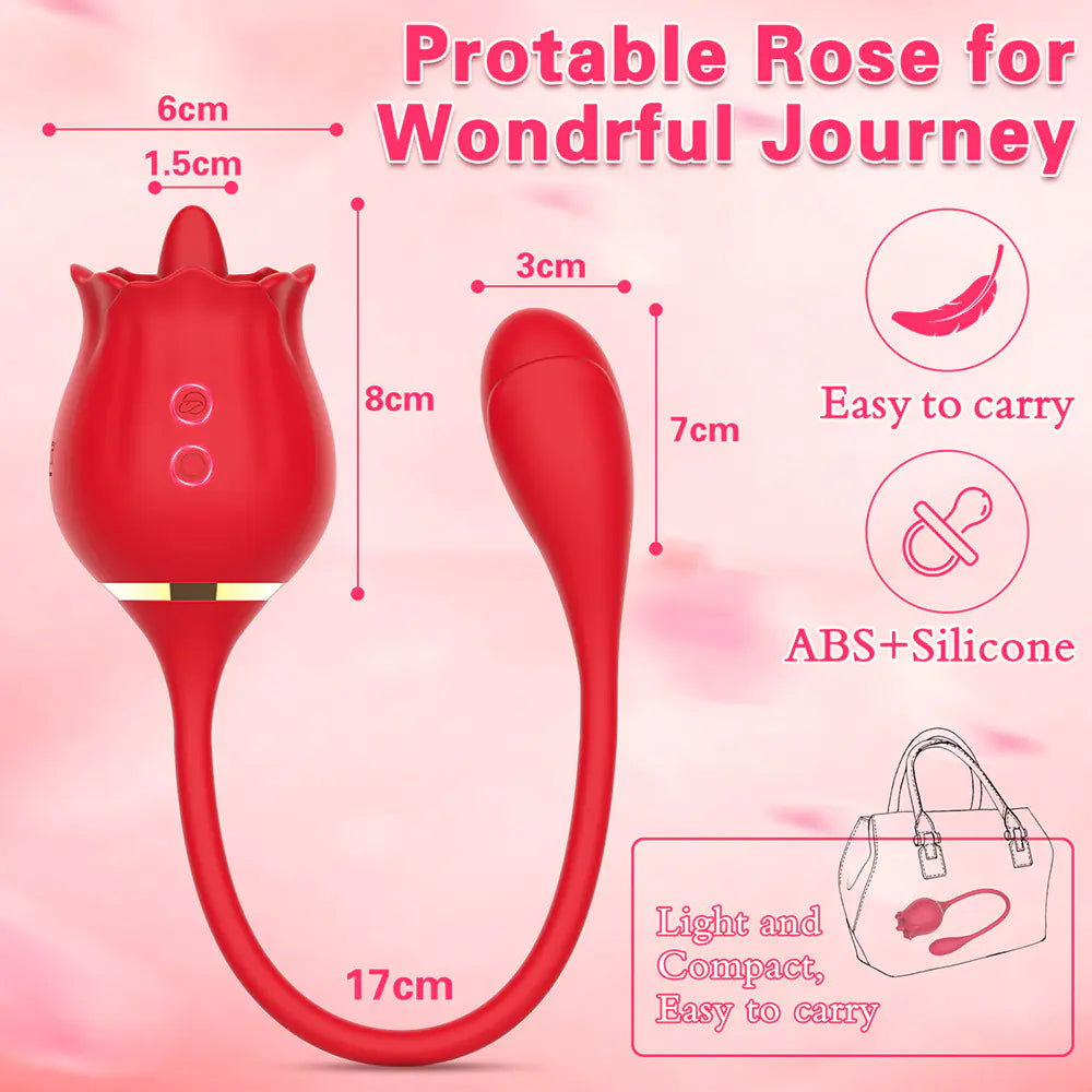Rose Tongue Teaser - Dual Pleasure Stimulator