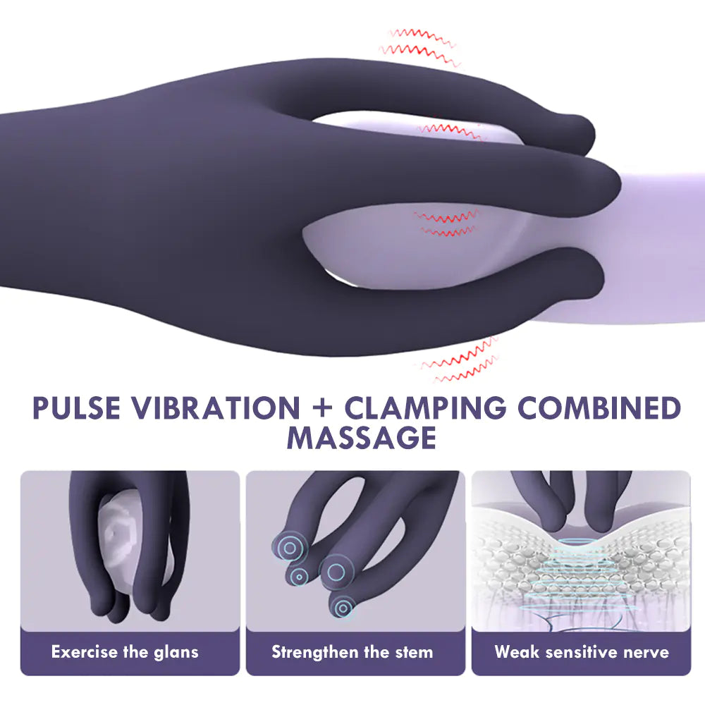 Vibro Grip Masturbator for Intense Massage