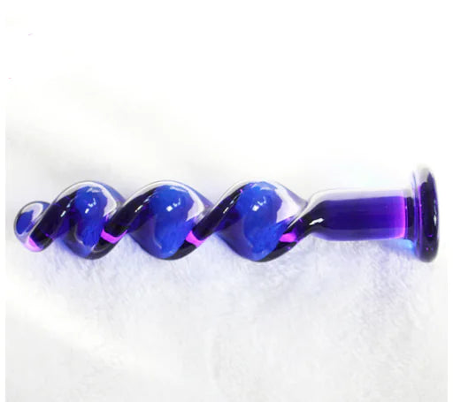 Azure Wave Glass Pleasure Set