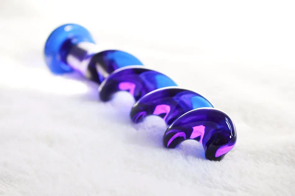 Azure Wave Glass Pleasure Set