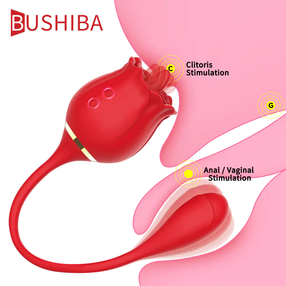 Rose Tongue Teaser - Dual Pleasure Stimulator