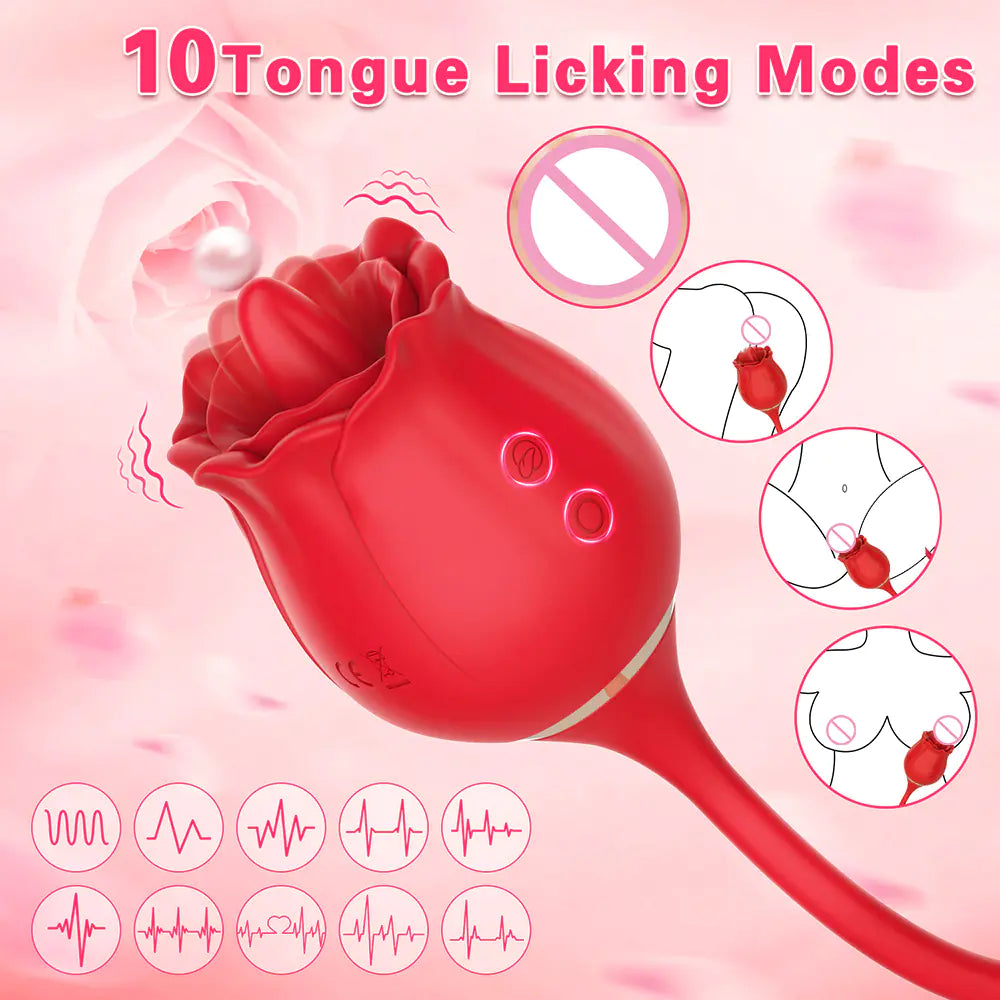 Rose Tongue Teaser - Dual Pleasure Stimulator