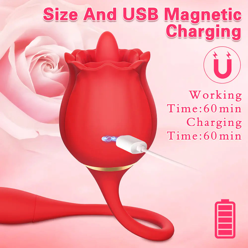 Rose Tongue Teaser - Dual Pleasure Stimulator